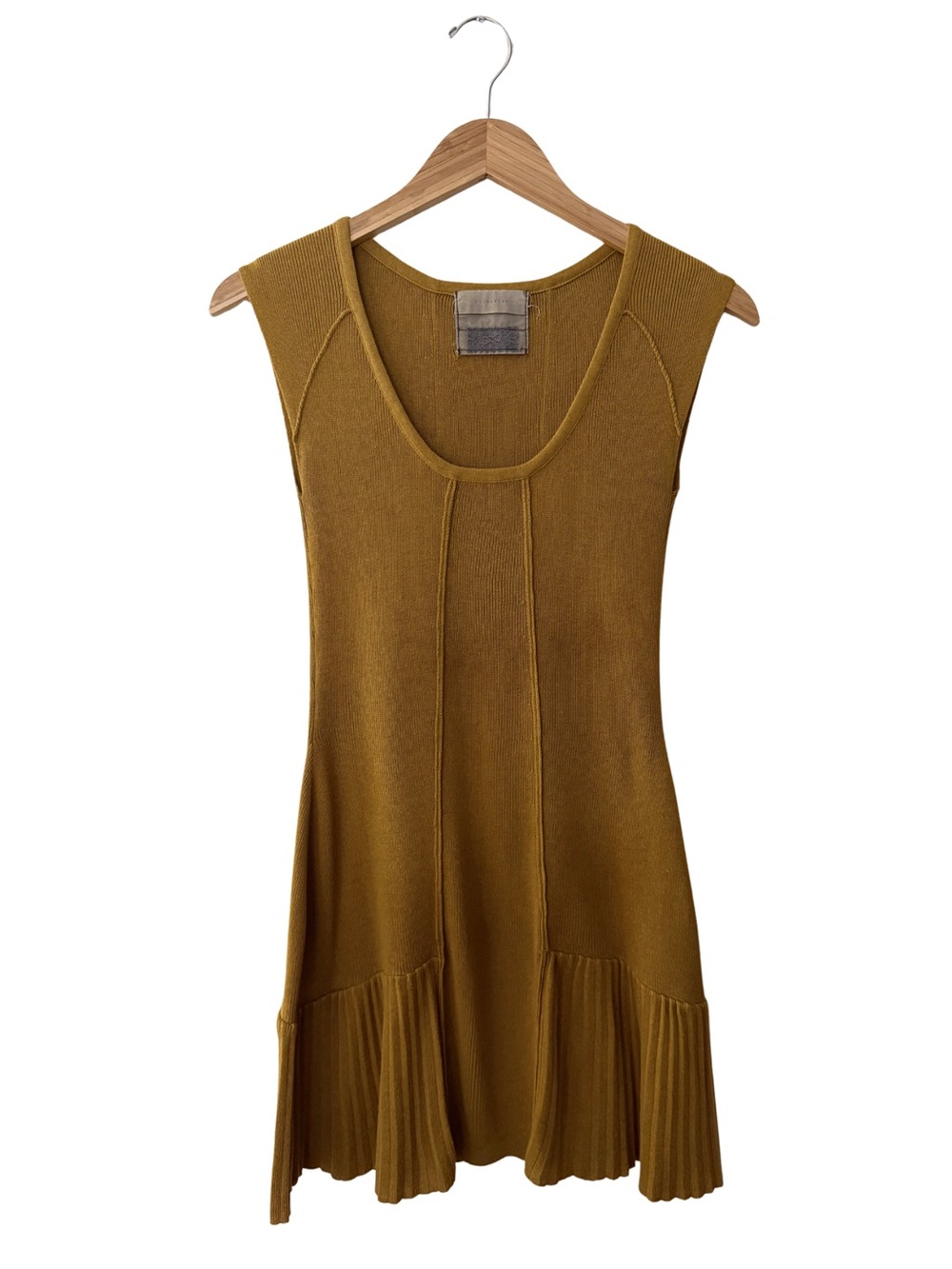 Anthropologie Guinevere Lydia Sleeveless Cotton Blend Sweater Tunic Mini Dress